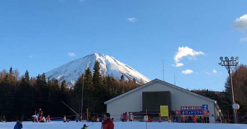 【山梨・ふじてんスノーリゾート】寝坊して午後から半日くらい滑って日帰りスキー